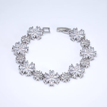 CZ Garden of Light Upon the Wrist Bracelet , Diamond Bracelet, Bracelet Femme, Wedding Bracelet, Bridesmaid Gift, Bride Bracelet.